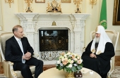 Preafericitul Patriarh Chiril s-a întâlnit cu Ambasadorul Extraordinar și Plenipotențiar al Republicii Polonia în Rusia Wojciech Zajączkowski
