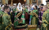 Predica Preafericitului Patriarh Chiril de sărbătoarea aflării moaștelor cuviosului Serafim de Sarov și de ziua aniversării a o sută de ani de la intrarea Rusiei în Primul război mondial