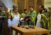 Єпископ Виборзький Ігнатій освятив храм на честь прп. Арсенія Коневського в Коневському Різдво-Богородичному монастирі