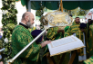 Slujirea Patriarhului la mănăstirea „Sfântul Nicolae” de pe Peșnoșka, suburbia Moscovei