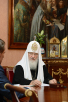 Întâlnirea Preafericitului Patriarh Chiril cu guvernatorul regiunii Voronej A.V. Gordeev și mitropolitul de Voronej Serghii