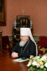 Întâlnirea Preafericitului Patriarh Chiril cu guvernatorul regiunii Voronej A.V. Gordeev și mitropolitul de Voronej Serghii
