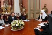 Întâlnirea Preafericitului Patriarh Chiril cu ambasadorul Israelului D. Golender