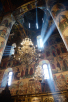 Slujirea Patriarhului de sărbătoarea Adormirea Maicii Domnului la catedrala „Adromirea Maicii Domnului” în Kremlin, or. Moscova