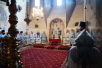 Slujirea Patriarhului de sărbătoarea Adormirea Maicii Domnului la catedrala „Adromirea Maicii Domnului” în Kremlin, or. Moscova
