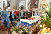 В праздник Успения Пресвятой Богородицы Патриарший экзарх всея Беларуси совершил Литургию в Успенском соборе Жировичского монастыря