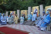 La mănăstirea „Adormirea Maicii Domnului” de pe Beștau, Caucazul de Nord, s-au desfășurat solemnitățile în cinstea aniversării a 110 ani de la fondarea așezământului monahal