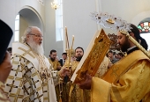 Предстоятель Русской Церкви освятил собор Вознесенского монастыря в Тамбове и совершил всенощное бдение в новоосвященном храме