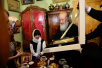 Vizita Patriarhului la Eparhia de Pskov. Întâlnirea cu Mila Filimonova și părinții ei adoptivi