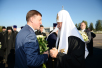 Vizita Patriarhului la Eparhia de Pskov. Sosirea la Pskov