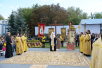Vizita Patriarhului la Vladimir. Rânduiala sfințirii pietrei de temelie la fundamentul bisericii în cinstea sfântului întocmai cu apostolii creștinator al Rusiei cneazul Vladimir