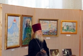 В Бежецке (Тверская область) проходит выставка картин клирика Бежецкой епархии