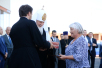 Vizita Patriarhului la Mitropolia de Priamurie. Înmânarea cheilor de la noile apartamente refugiaților din raioanele ce au avut de suferit de pe urma inundației în anul 2013