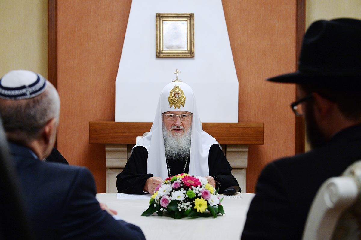 Vizita Patriarhului la Eparhia de Birobidjan. Întâlnirea cu reprezentanții comunității evreiești din RAE