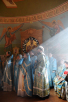Slujirea Patriarhului pe câmpia Kulikovo. Liturghia la biserica în cinstea cuviosului Serghie de Radonej