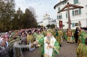 Председатель Синодального отдела по монастырям и монашеству возглавил торжества по случаю престольного праздника Иосифо-Волоцкого монастыря