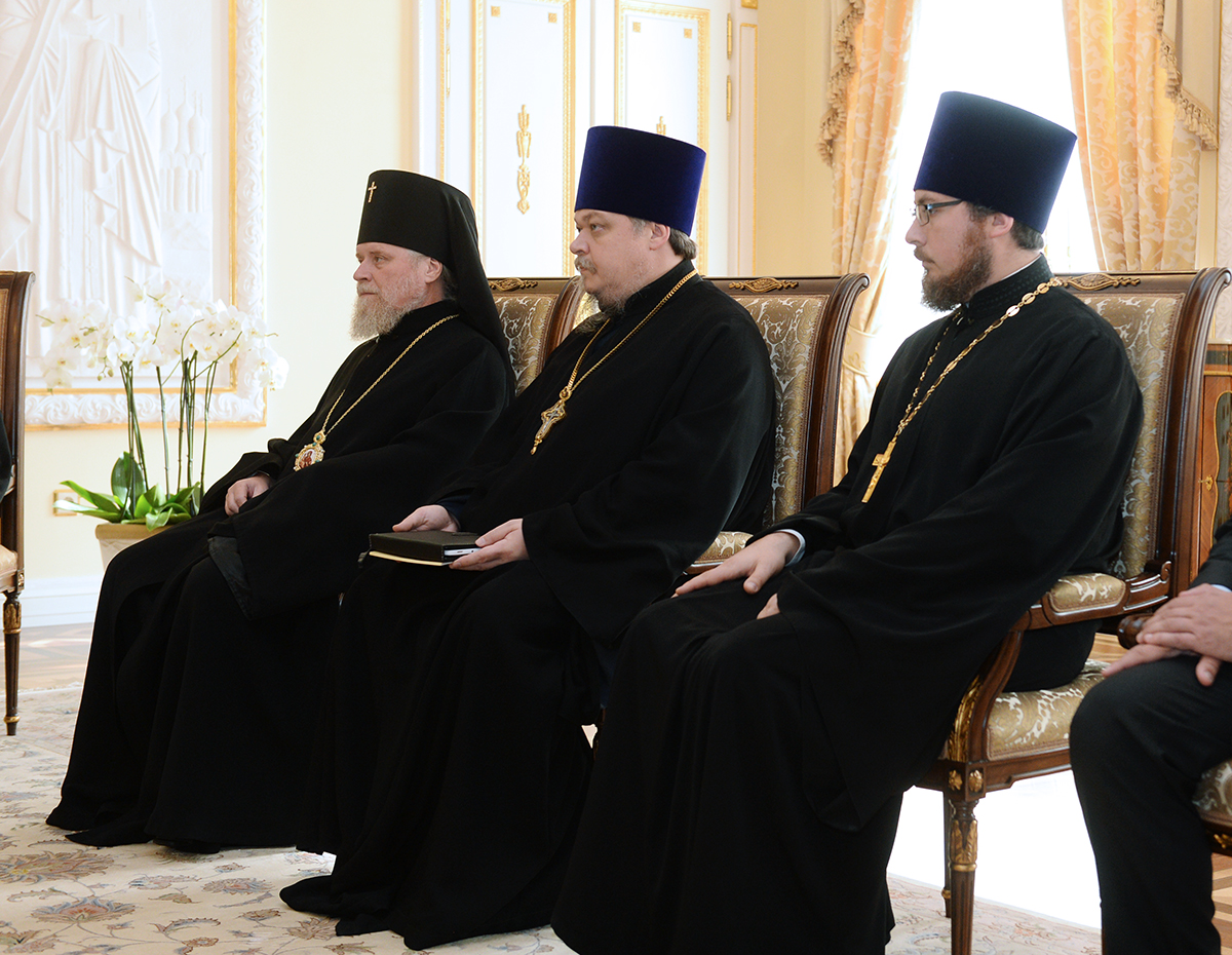 Întâlnirea Preafericitului Patriarh Chiril cu președintele Direcției spirituale a musulmanilor din Caucaz