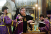 Slujirea Patriarhului în ajunul sărbătorii Înălțării Cinstitei și de Viață Făcătoarei Cruci a Domnului la catedrala „Hristos Mântuitorul” în Moscova