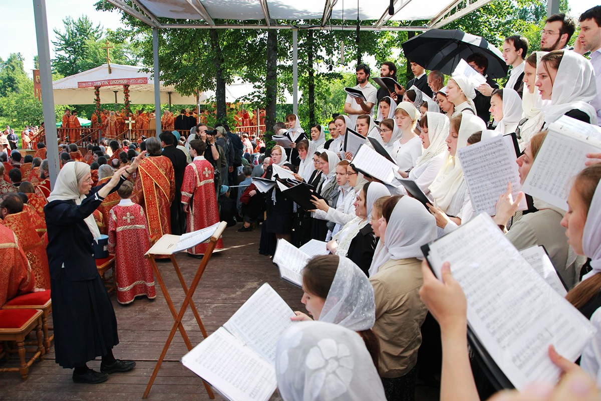 Патриаршее служение в праздник Собора новомучеников, в Бутове пострадавших, на Бутовском полигоне