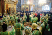 Патриаршее служение в Троице-Сергиевой лавре в день памяти преподобного Сергия Радонежского