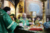 Slujirea Patriarhului la lavra „Sfânta Treime” a sfântului Serghie de ziua răposării cuviosului Serghie de Radonej