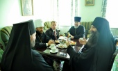 Ierarhi ai Bisericii Ortodoxe Sârbe au luat parte la solemnitățile cu ocazia zilei de pomenire a cuviosului Serghie de Radonej în lavra „Sfânta Treime” a sfântului Serghie