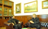 Митрополит Волоколамський Іларіон зустрівся з Генеральним секретарем Всесвітньої ради церков
