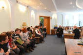 Патриарший экзарх всея Беларуси принял делегацию центра специального образования при митрополии Фив и Ливадии (Элладская Православная Церковь)
