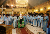 Slujirea Patriarhului de sărbătoarea Acoperământului Preasfintei Născătoare de Dumnezeu în paraclisul școlilor teologice din Moscova