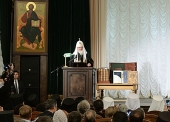 Святейший Патриарх Кирилл возглавил торжества по случаю 200-летия пребывания Московских духовных школ в Троице-Сергиевой лавре