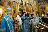 Слово Святейшего Патриарха Кирилла в праздник Покрова Божией Матери в домовом храме Московских духовных школ