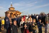 В Волгоградской области освящен восьмой храм, построенный в рамках проекта «Казачьи рубежи России»