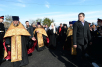 Освящение закладного камня в основание нового кафедрального собора в Новороссийске