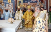 Представители Московского Патриархата приняли участие в освящении нижнего придела строящегося кафедрального собора в болгарском городе Ловеч