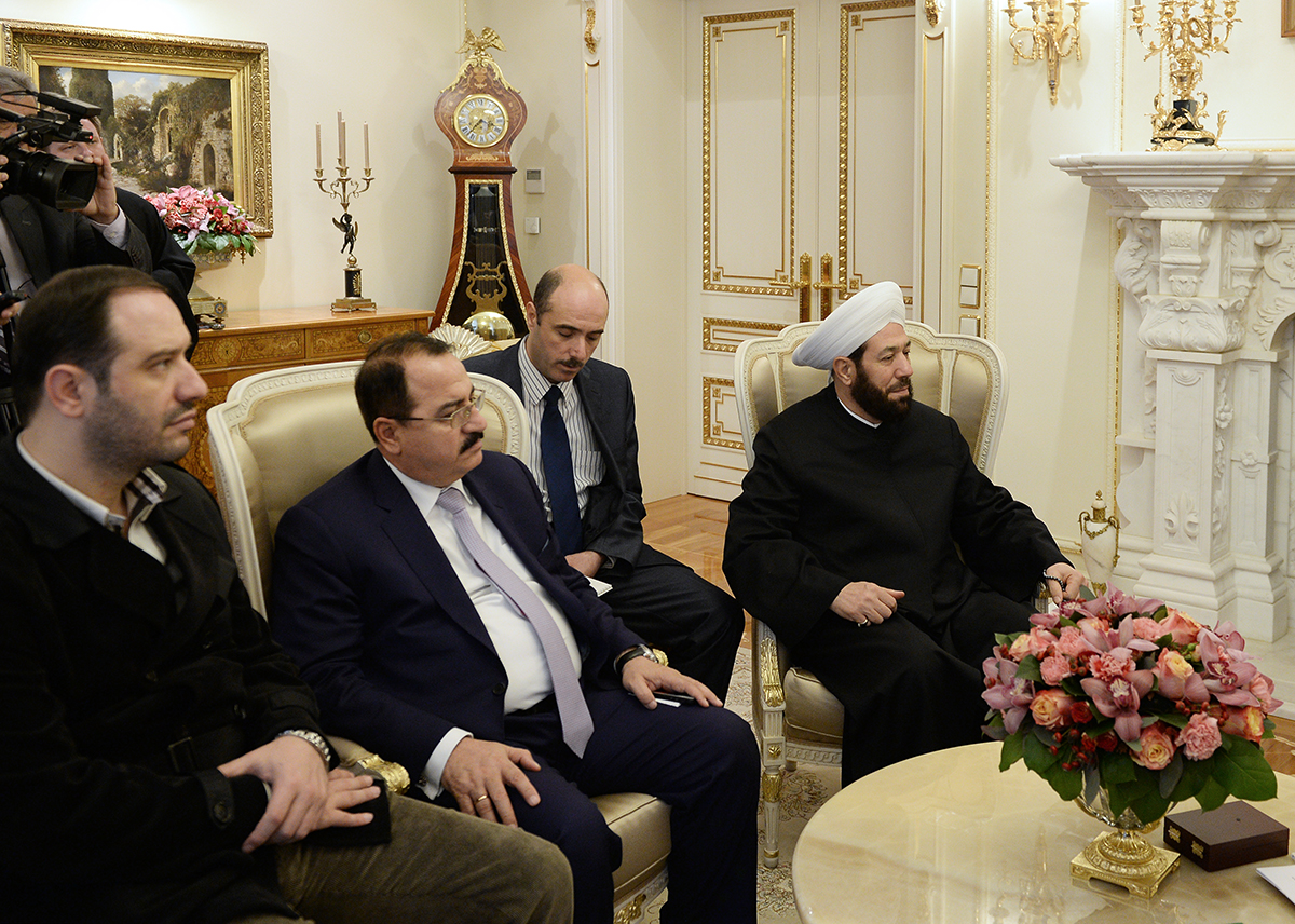 Встреча Святейшего Патриарха Кирилла с Верховным муфтием Сирии