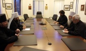 Președintele Departamentului pentru relațiile externe bisericești al Patriarhiei Moscovei a avut o întâlnire cu Întâistătătorul Bisericii Ortodoxe în America