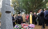 Под Парижем освящен крест-памятник на могиле видного представителя Белого движения
