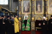 Предстоятели Русской и Сербской Православных Церквей совершили молебен в белградском соборе Архангела Михаила