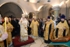 15 ноября 2014 года. Визит Святейшего Патриарха Кирилла в Сербскую Православную Церковь. Белград. Утреня Всенощного бдения на Русском подворье
