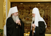 Sanctitatea Sa Patriarhul Moscovei și al întregii Rusii Chiril s-a întâlnit cu Preafericitul Mitropolit al întregii Americi și al Canadei Tihon