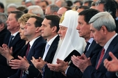 Preafericitul Patriarh Chiril a asistat la discursul ținut de Președintele Rusiei V.V. Putin care s-a adresat cu un Mesaj către Adunarea Federală