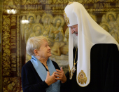 Зустріч Святішого Патріарха Кирила з композитором О.М. Пахмутовою