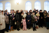 Vizita Patriarhului la Eparhia de Kaliningrad. Vizitarea bisericii în construcție în cinstea sfinților drepților Ioachim și Ana în orășelul Bolșoye Isakovo