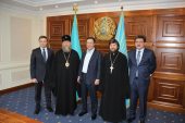 Глава Казахстанского митрополичьего округа обсудил вопросы сотрудничества с руководством города Астаны и Акмолинской области