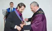 Митрополиту Волоколамському Іларіону присвоєно звання почесного доктора Великотирновського університету імені святих Кирила і Мефодія