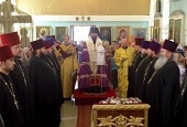 De ziua pomenirii sfântului ierarh Nicolae a fost oficiată rânduiala de înnoire a bisericii „Sfântul Nicolae” în orașul Turkmenabad