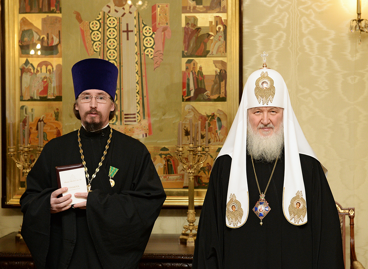 Decorarea slujitorilor bisericii din or. Moscova