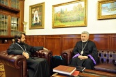 Митрополит Волоколамський Іларіон зустрівся з представниками Вірменської Апостольської Церкви та Церкви Англії, що несуть служіння в Росії