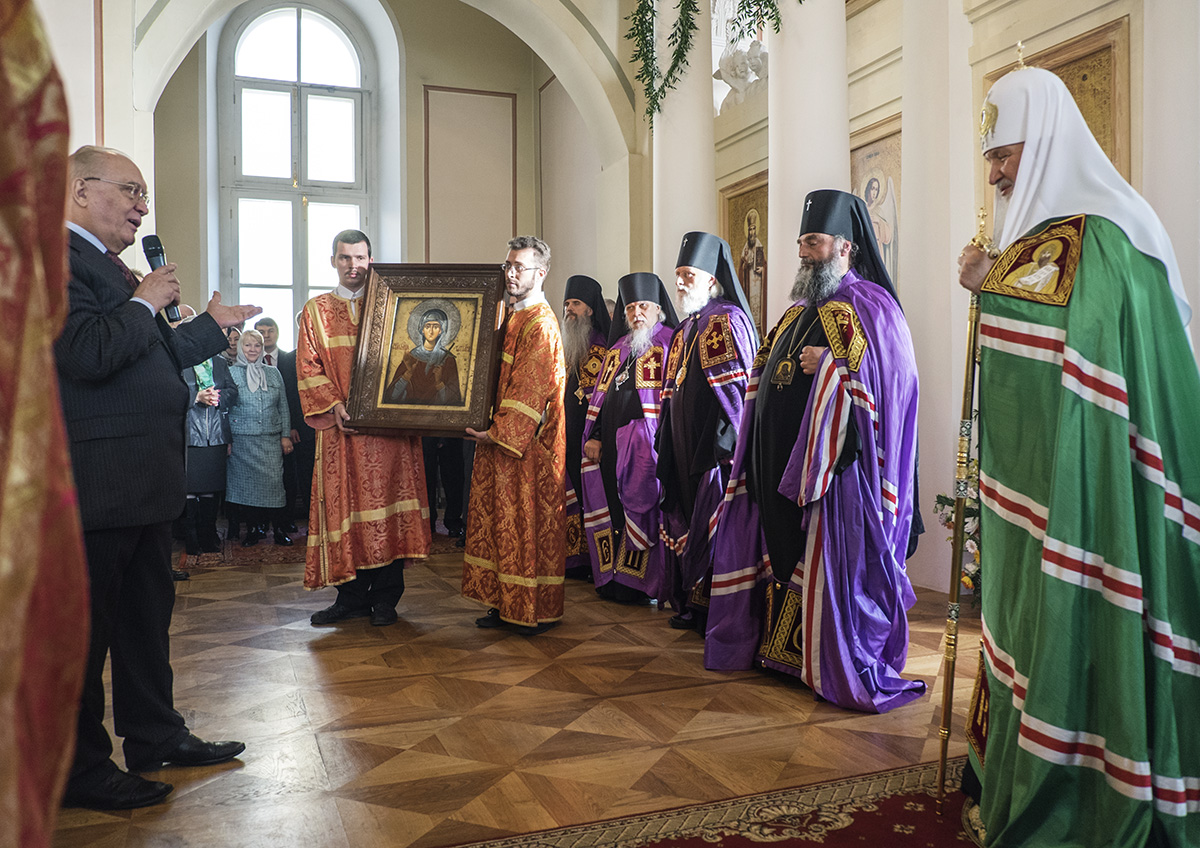 Патриаршее служение в день памяти святой мученицы Татианы в домовом храме МГУ