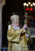 Slujirea Patriarhului de sărbătoarea Nașterea Domnului la catedrala „Hristos Mântuitorul”, or. Moscova